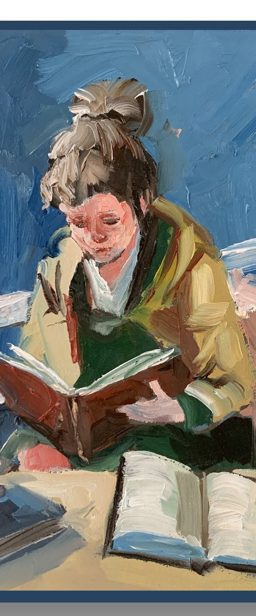 Reading girl. by Vita Schagen