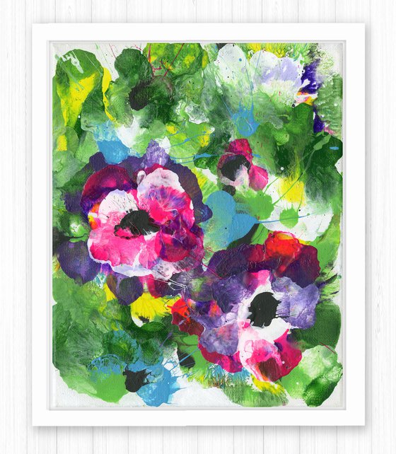 Blooming Magic 83 - Floral Painting by Kathy Morton Stanion