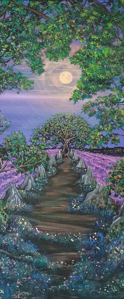City lights / Tree people by Zoe Adams