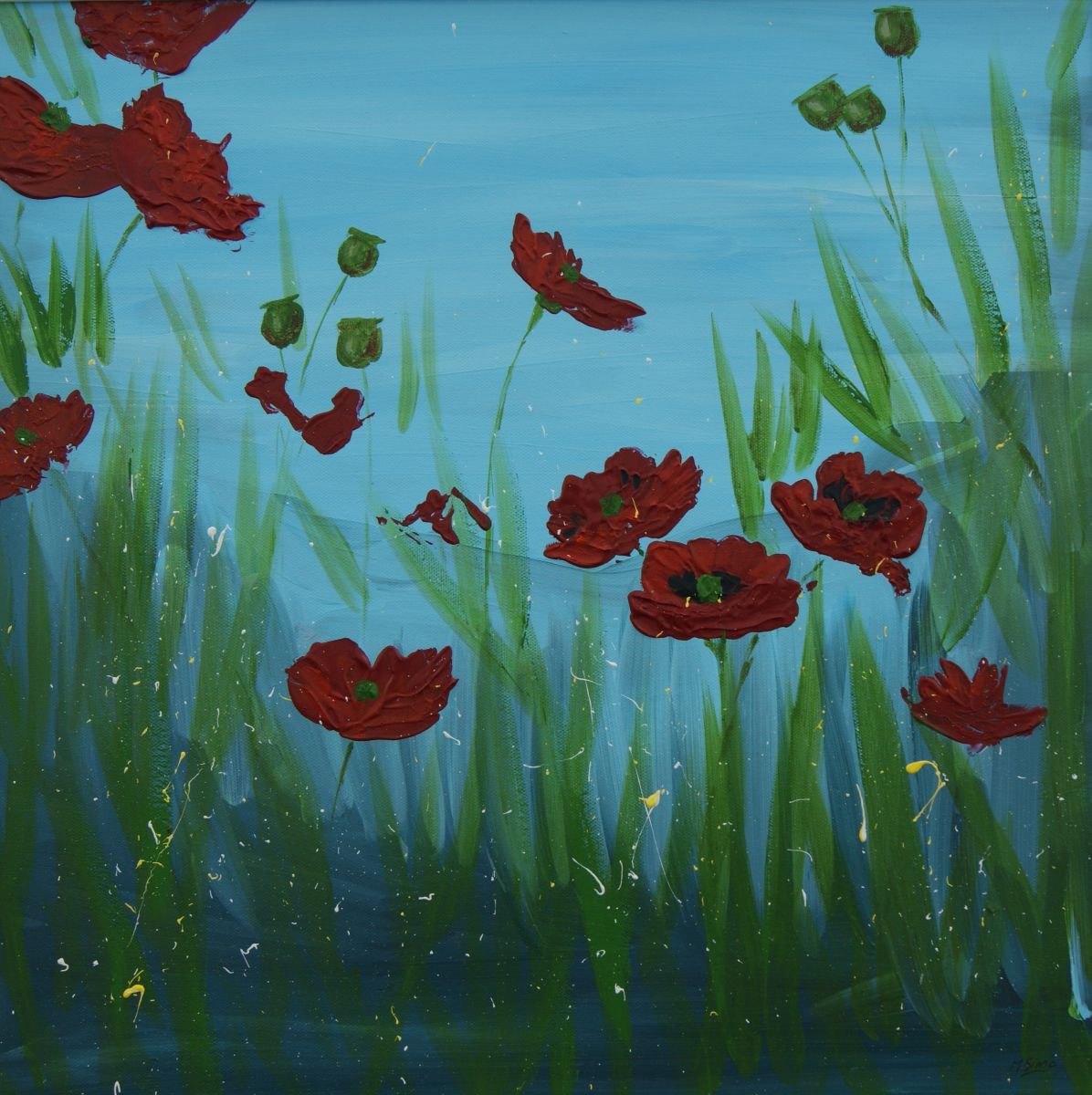 Summer Poppies by Marjory Sime