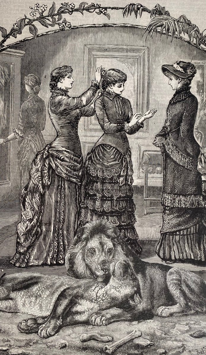 Surrealistic Portrait Collage By Tudor Evans, 7 X 11", Dressing With The Lions, Original Artwork