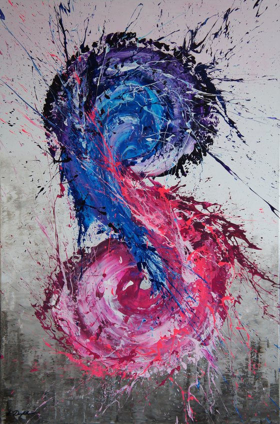 Yin And Yang (Spirits Of Skies 096115) - 80 x 120 cm - XL (32 x 48 inches)