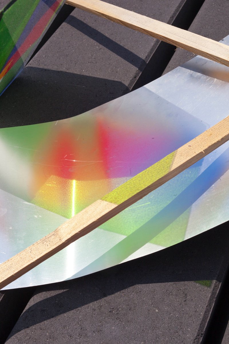 Geometric Abstract Photograph By Szilvia Sztankovits, 20 X 29", Constructed Sights 01, Original Artwork