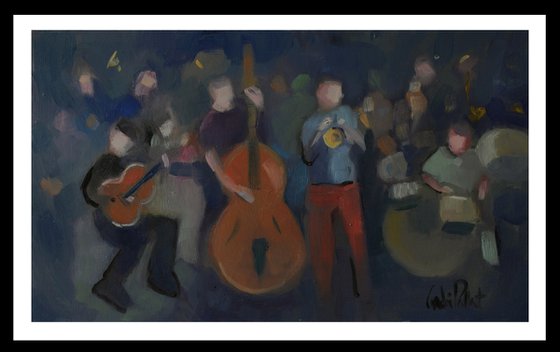 Jazz Jam in a Cubist Style