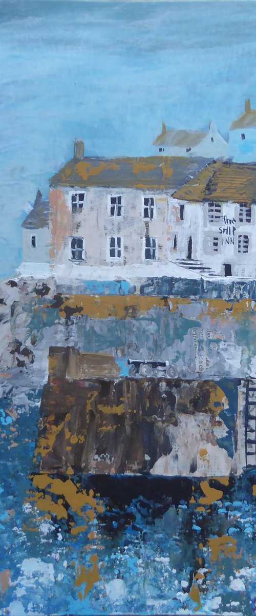 Porthleven, The Ship by Elaine Allender