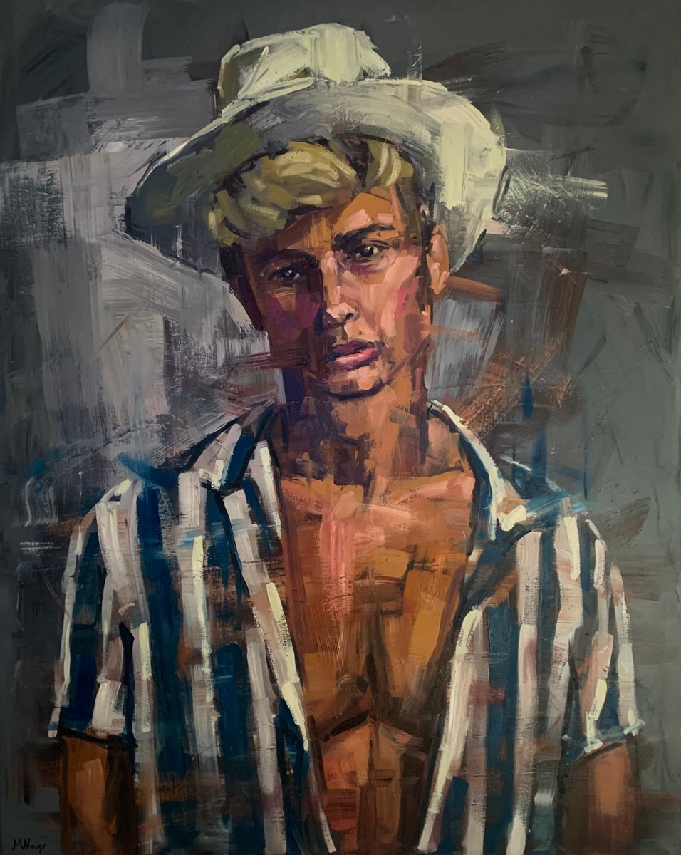 Naked man nude male figure by Emmanouil Nanouris