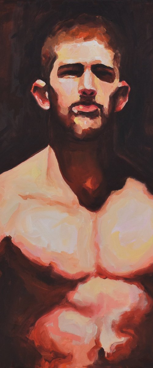 "Forged in Shadow" - Male figure by Goodvin Nerko