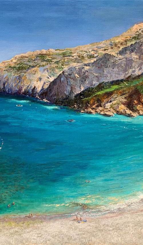La Cala Granadella, Afternoon. by Albert Safiullin
