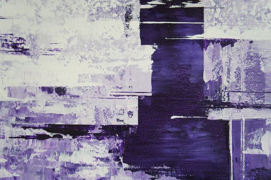 Purple Meltdown (100 x 100 cm) XXL (40 x 40 inches)