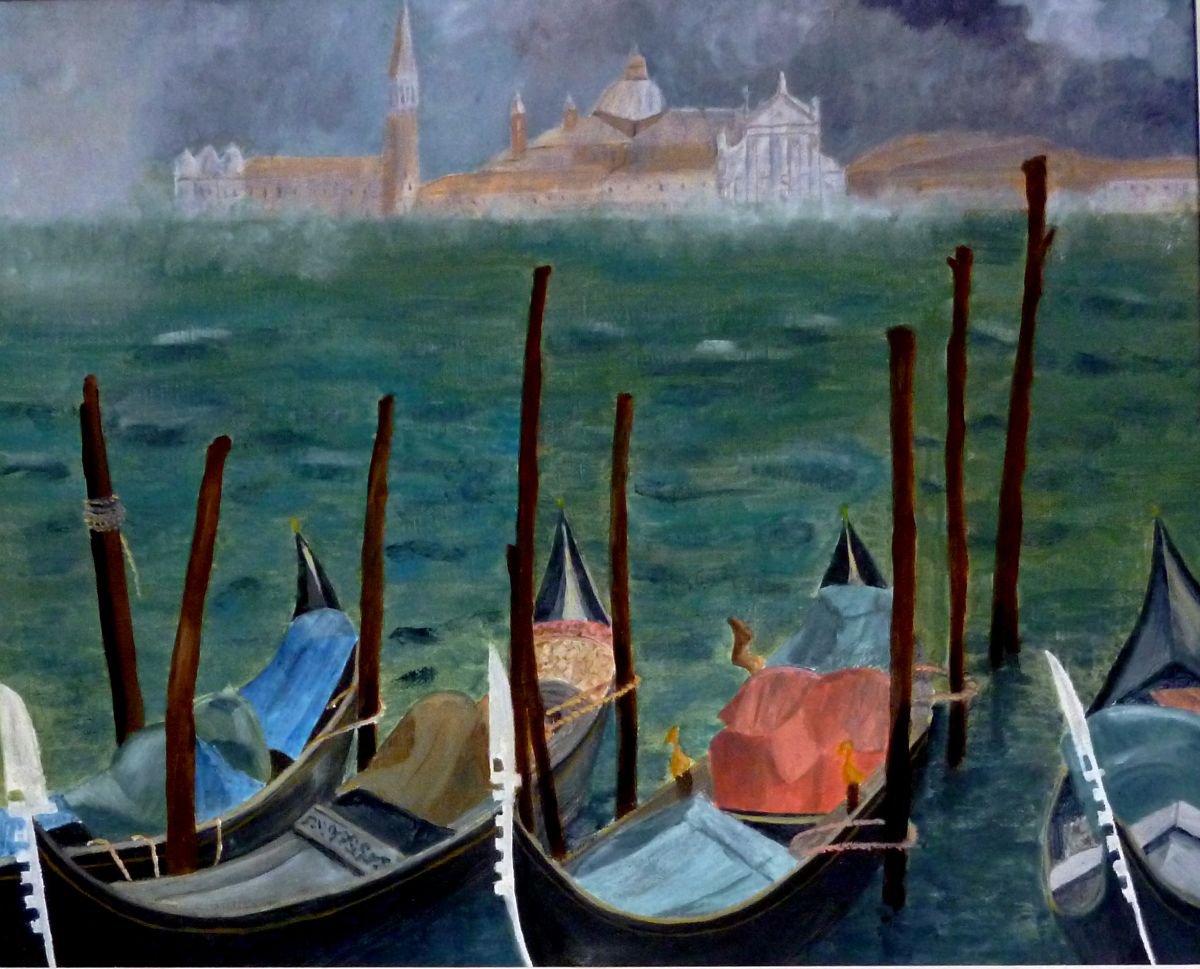 View of San Giorgio, Venice by Maddalena Pacini