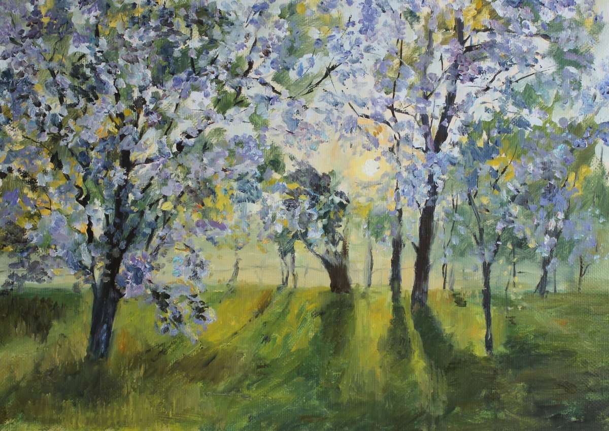 In The Sunset By Oleg Kamaev, 20 X 14, Artwork For Sale On Artfinder