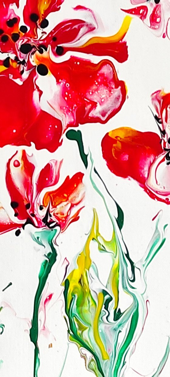 Spring fantasy .Poppies