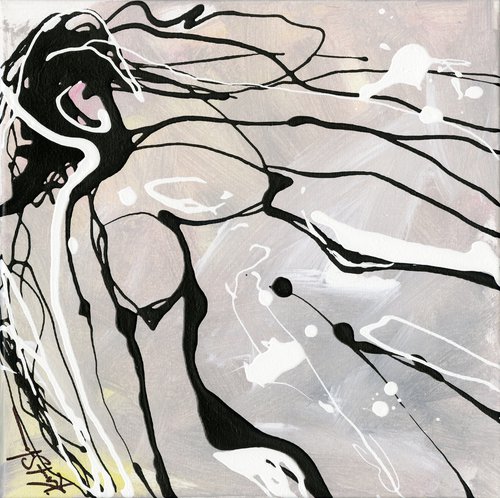 Doodle Nude 34 - Minimalistic Abstract Nude Art by Kathy Morton Stanion by Kathy Morton Stanion