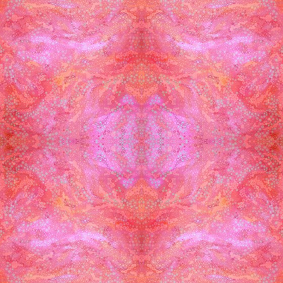 Jacaranda Fire Print