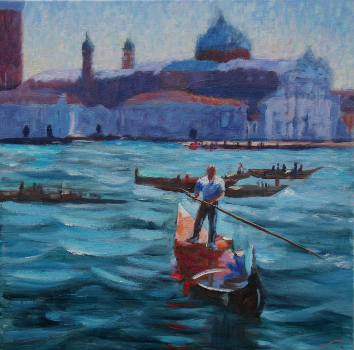 Magic Venice By Elena Sokolova, 20 X 20, Artwork For Sale On Artfinder