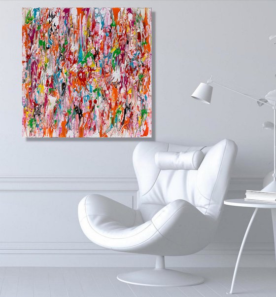 Emotion & Energy of Color #9 - TEXTURED ABSTRACT ART –  READY TO HANG!