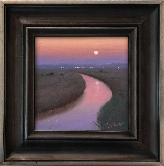 Violet Hues Landscape