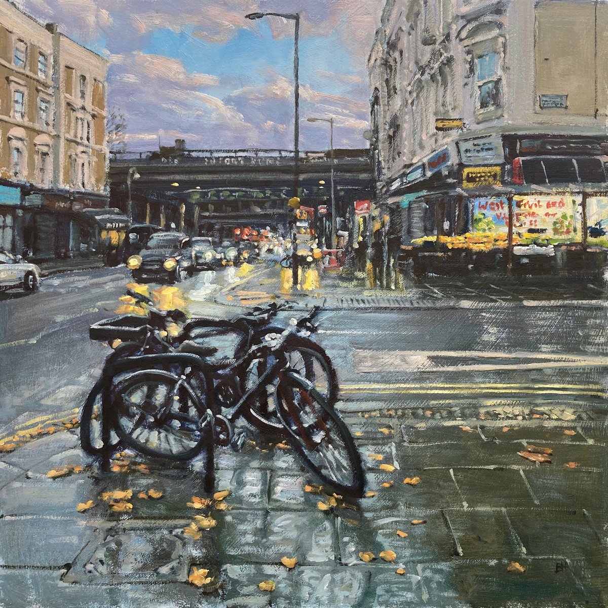 Ladbroke Grove By Ben Hughes, 12 X 12, Artwork For Sale On Artfinder