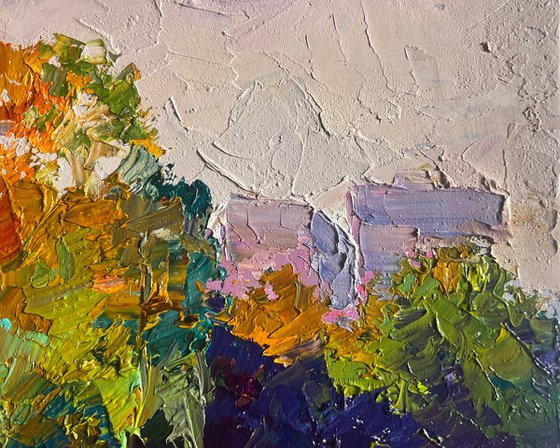 Autumn Meadows Outside the City