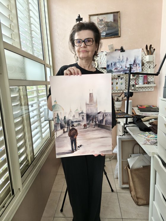Morning Walk on Charles Bridge