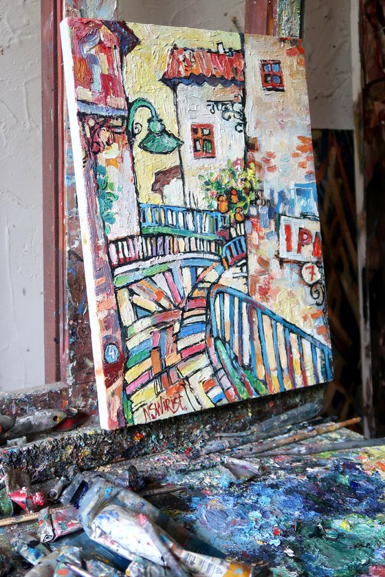 Steps in Cudillero.