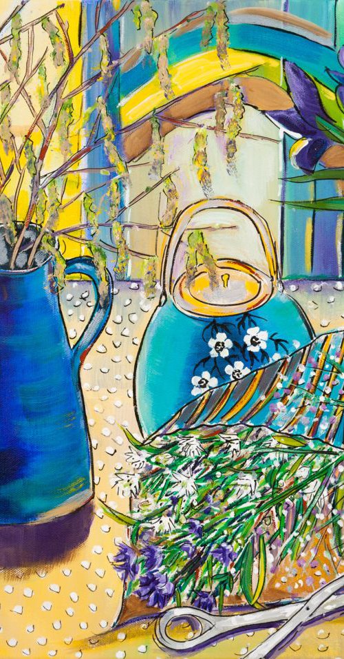 STILL LIFE, FIRST SIGNS OF SPRING by Diana Aungier-Rose