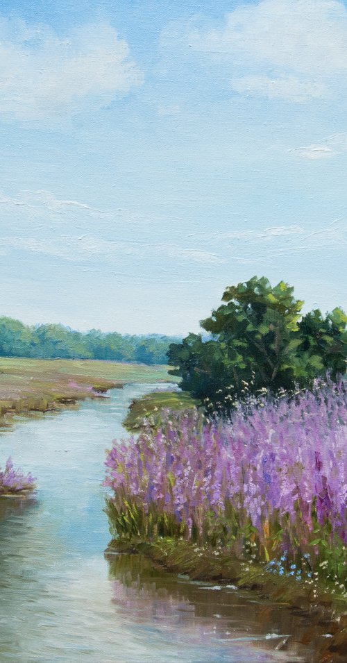 Summer landscape. by Tetiana Vysochynska