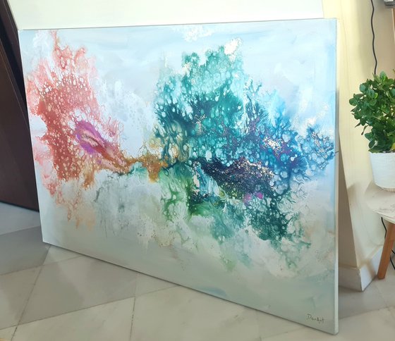 Rainbow flames