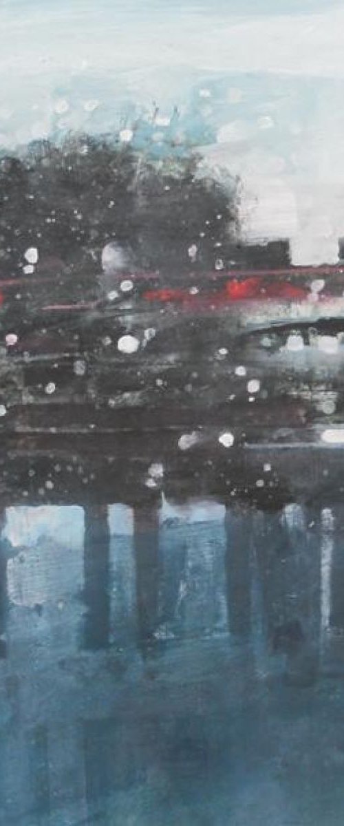 Rainy river by Julian Sutherland-Beatson