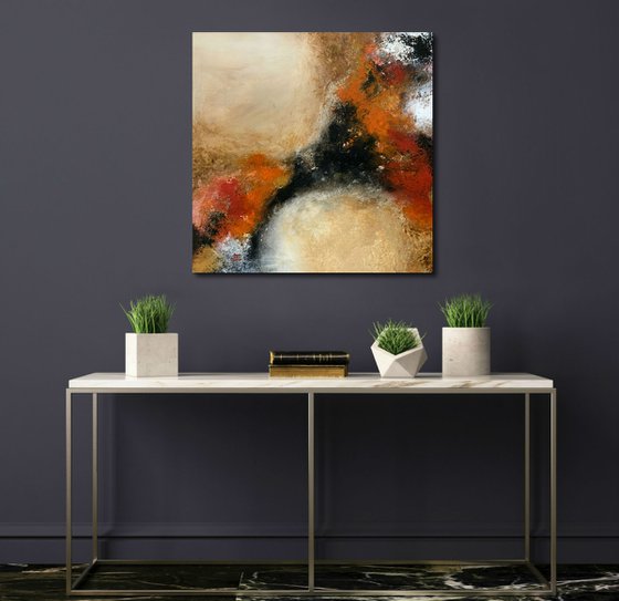 Mystical Connections - Medium sized abstract artwork