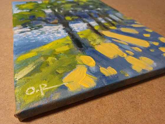 Impression. By the lake