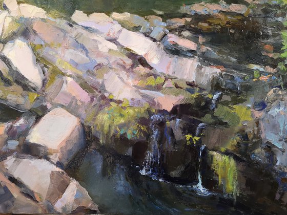 Joseph Howe waterfall (24x30")