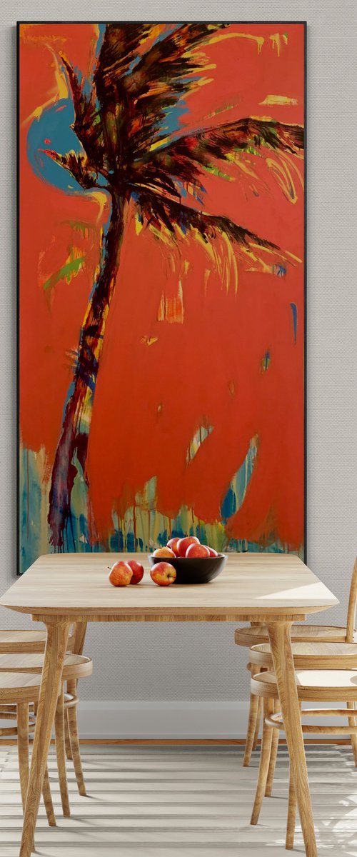 Orange palm by Yaroslav Yasenev