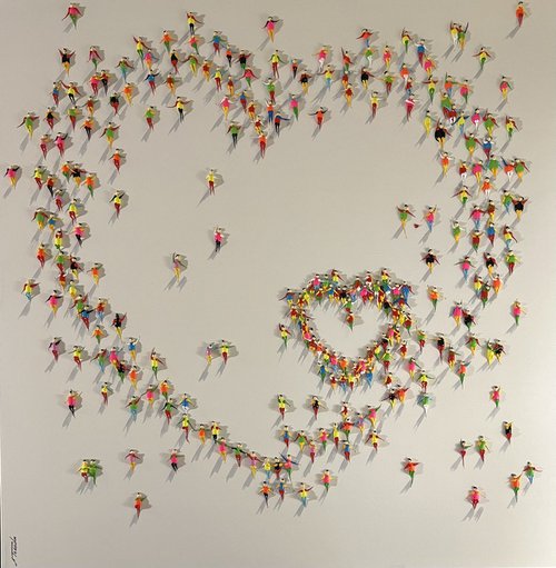 Freedom People ,,Heart Love” Eka Peradze Art by Eka Peradze