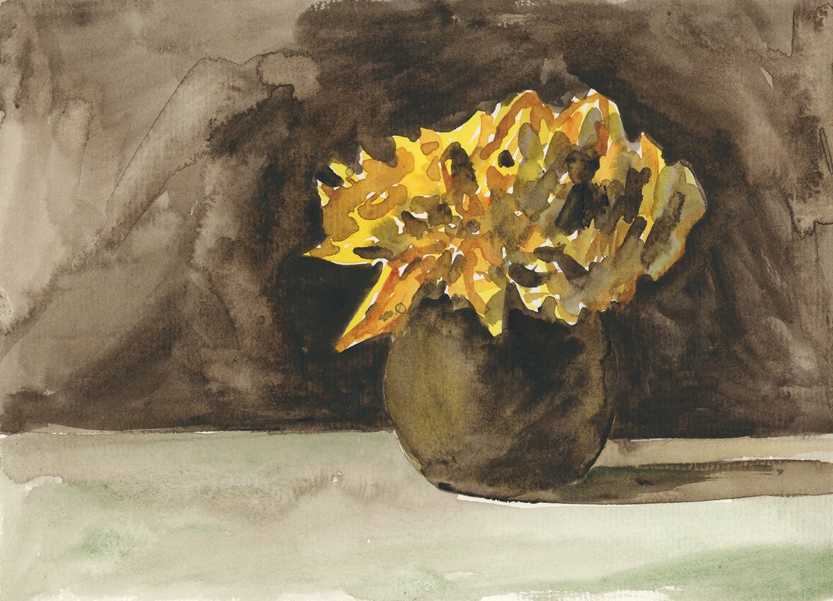 Daffodils In A Vase by Anton Maliar