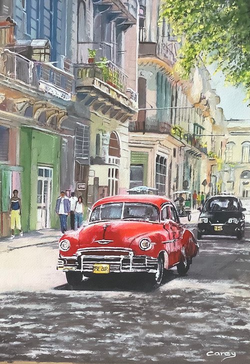 Havana on a hot afternoon by Darren Carey