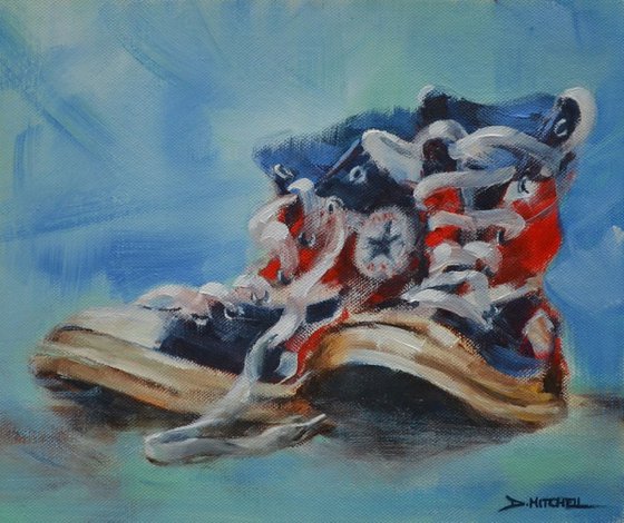 Brit Converse (Framed, ready to hang)