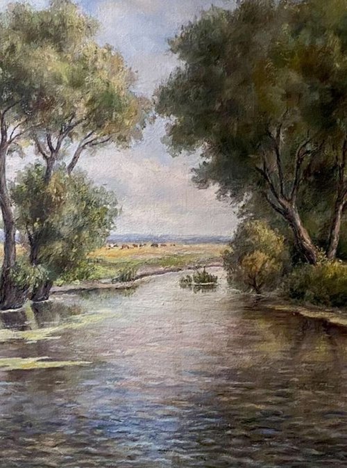 On the river by Oleg and Alexander Litvinov