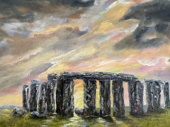 Stormy Sky over Stonehenge