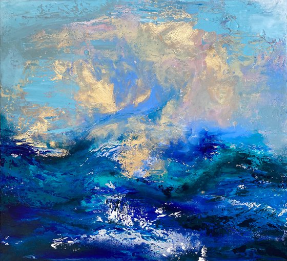 Dreams about sea original painting on canvas