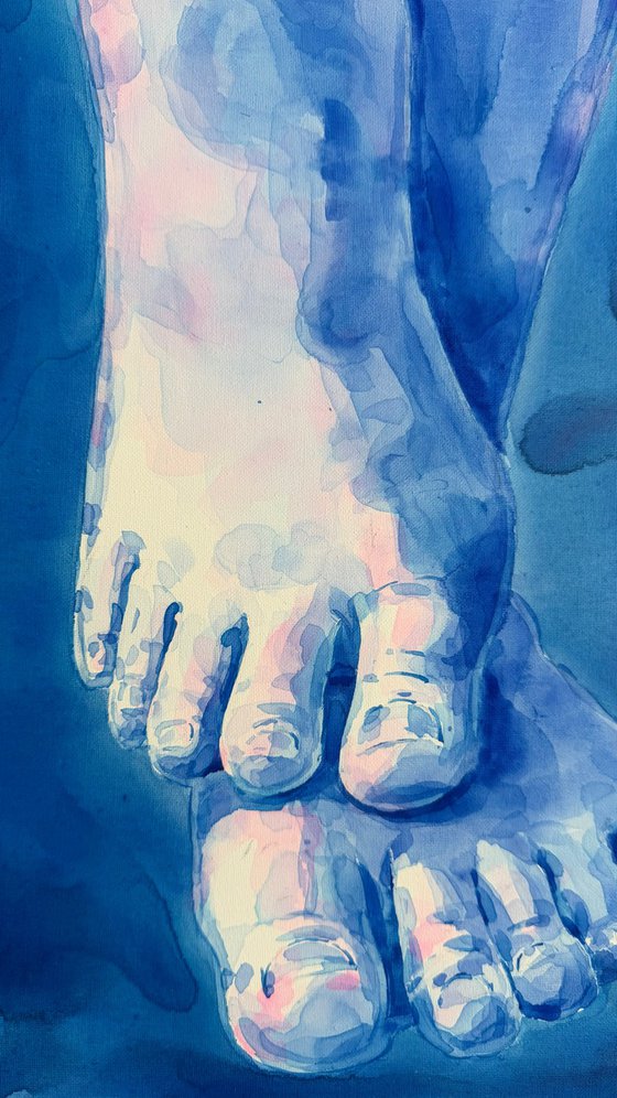 Quiet Blue Feet