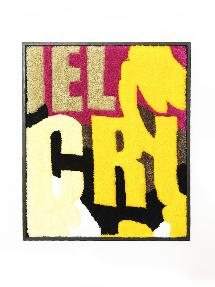 Urban And Pop Abstract Collage By Martina Palmoni, 21 X 25", Cruel, Original Artwork