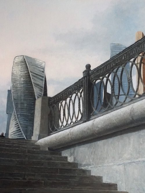 Москва набережная by Vahan Shakhramanyan