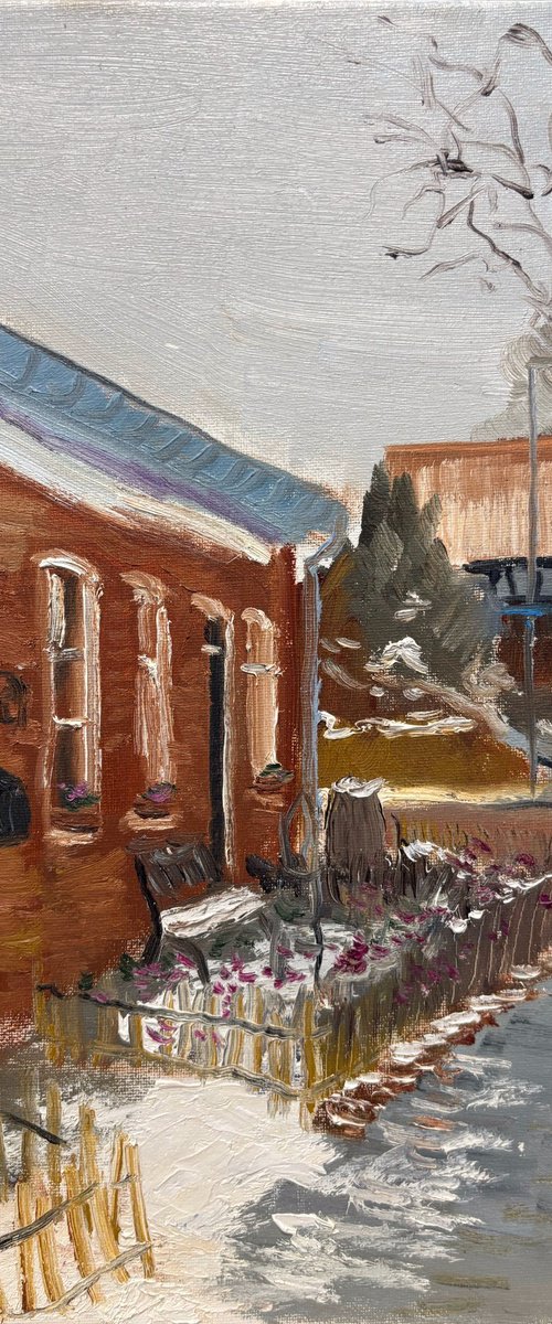 Winter Street in Dalen by Dmitry Fedorov