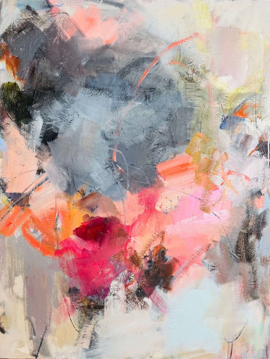 Abstract Oil Painting By Tatyana Bolivar, 30 X 40", - My Margarita - ?, Original Artwork