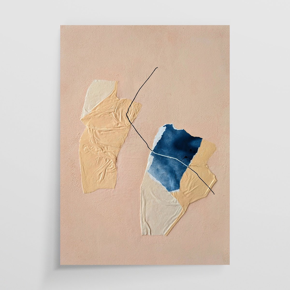 Abstract Painting By Smit Khond, 12 X 17", Benefitted, I, Original Artwork