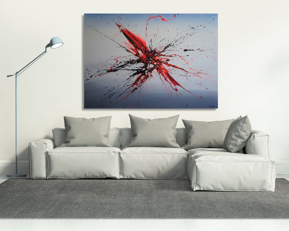 Freedom Of Thoughts (Spirits Of Skies 140200) - 100 x 140 cm - XXL (40 x 56 inches) by Ansgar Dressler