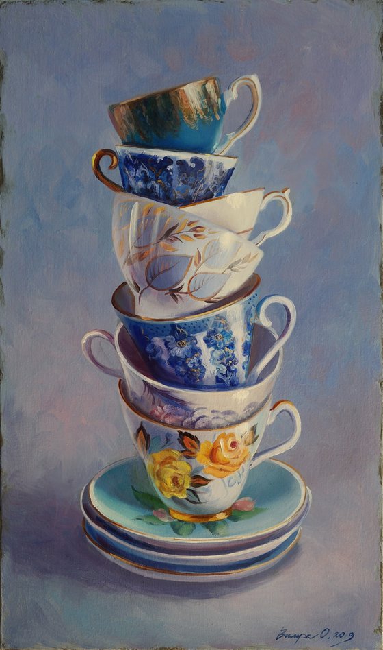 "Still life with cups"