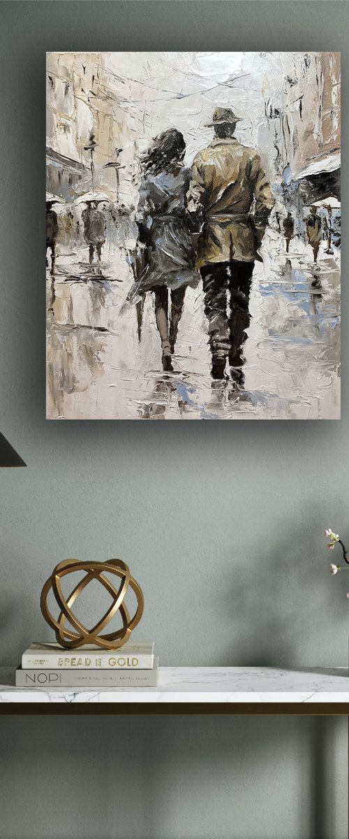 Love couple, shared path. by Vita Schagen