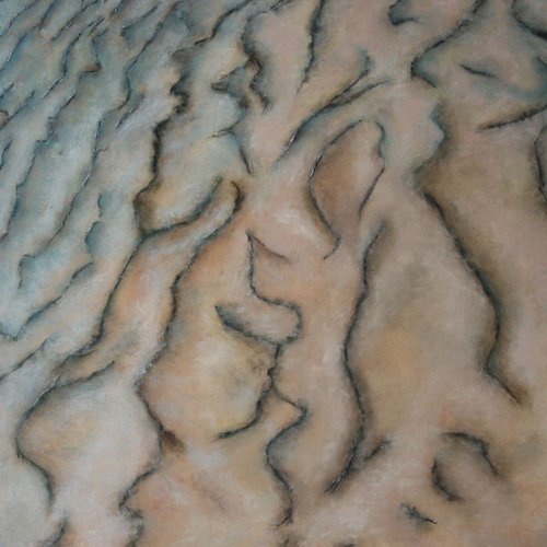 Sand Ripples, Holkham Beach by Laura Gompertz